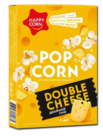 «HAPPY CORN» Corn Grain  / Double Cheese